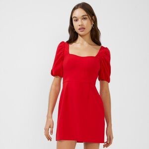 French Connection | NWT Berina Whisper Puff Sleeve Sweetheart Dress